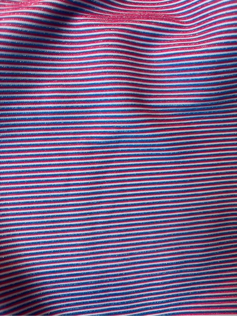 Striped Pink & Blue One-Piece Swimsuit